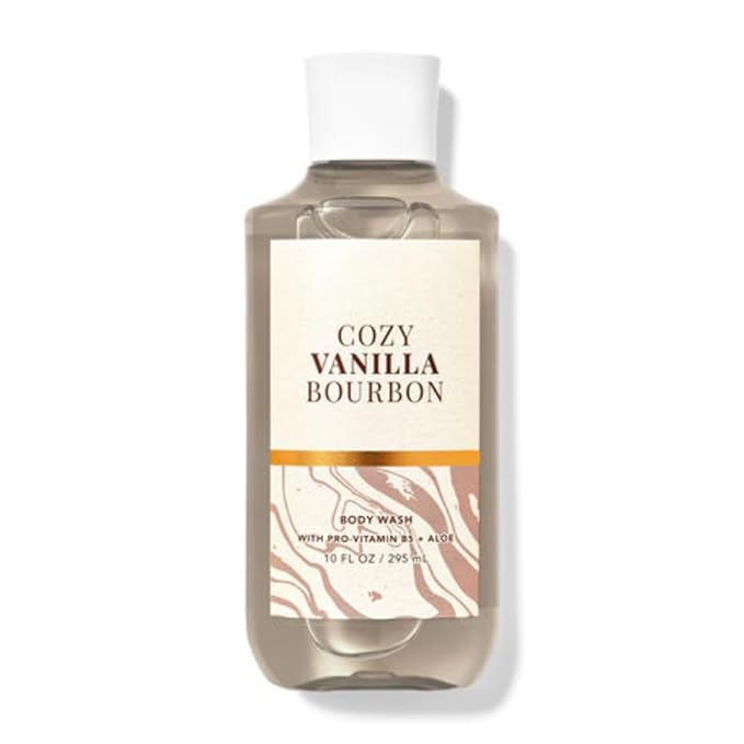 Bath &amp Body Cozy Vanilla Bourbon Shower Gel Body Wash 10 fl. oz. / 295 mL (Packaging Design Styles May Vary)