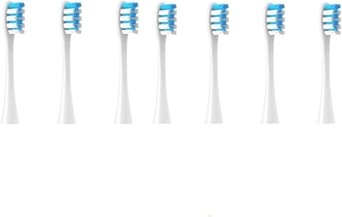 Compatible for Flow/X/X PRO/ Z1/ F1/ One/Air 2 /SE Brush Heads Soft Sonic Toothbrush Vacuum Bristle 7pcs Replacement(7pcs Blue)