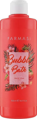 FARMASi Shower Gel and Bath Foam 2in1 Paradise Island - Tropical Hydration and Cleansing 500ml/16.9flOz