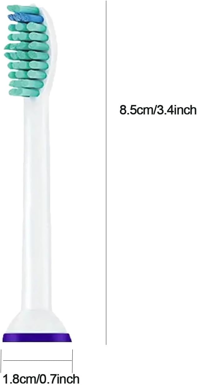 28-32pcs Electric Toothbrush Replacement HeadsCompatible for with Brush Click-on Handles(32pcs)