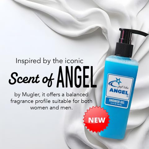 Shower Gel for Women – Luxury Hydrating Body Wash Moisturizing Cleanser for Soft Smooth Skin Long-Lasting Fragrance Inspired by Angel Daily Bath &amp Shower Formula