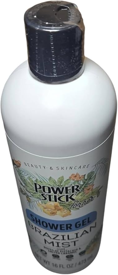 Power Stick Brazilian Mist Shower Gel for Her with Pistachio and Salted Caramel Vegan Paraben-Free 16 Fl Oz park 3