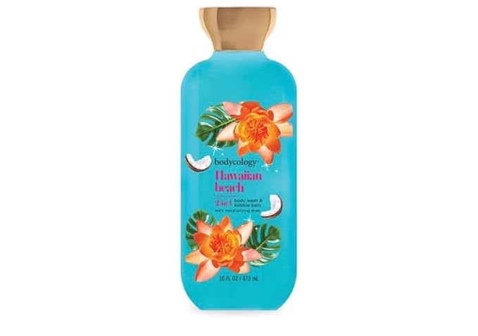 2 in 1 Body Wash &amp Bubble Bath Hawaiian Beach16 fl oz pack 1