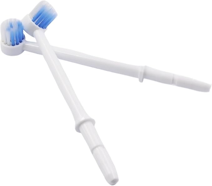 4pcs Water Flosser Brush Head Tips Replacement Tips - Compatible with Waterpik WP-100 WP-100W WP-260
