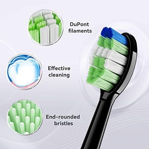 JTF Sonic Smart Toothbrush Genuine Standard Brush Heads 9Pack P200