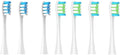 Brush Heads for Soft Toothbrush Bristle 7pcs Replacement(3Blue 4Wgreen)