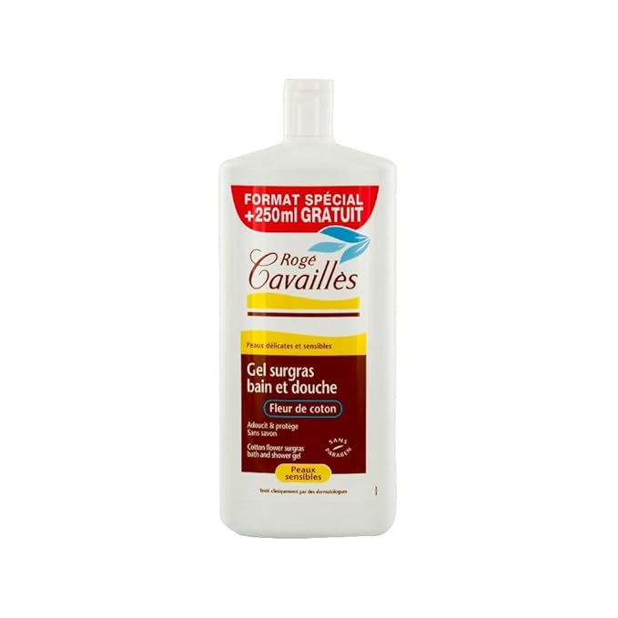 Rogé Cavaillès Surgras Bath and Shower Fragranced Gel 1L - Colour: Cotton Flower