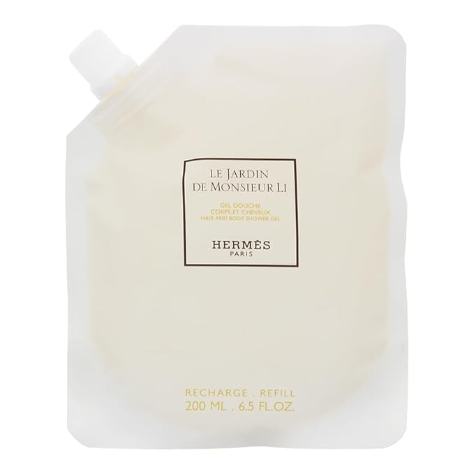 Hermes Le Jardin De Monsieur Li Hair &amp Body Shower Gel Refill Pack 6.5 Ounce (Not Bottled)
