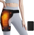 Cordless Heated Massage with 5000mAh Power Bank for Hip/Sciatica Pain Relief Hip Heating Pad Support Brace with Hot Physical Therapy Lower Back/Thigh/Buttock Best Gift for Family﻿