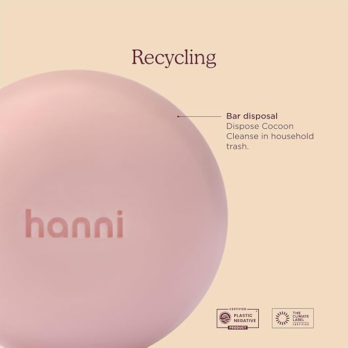 HANNI Cocoon Cleanse Serum with Shea Butter Soap-Free Body Wash Hydrating Cleanser with Eucalyptus 3.7 oz (2 Pack)