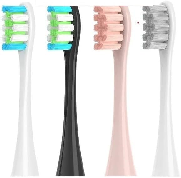 4/8/12/16 Pcs Replacement Toothbrush Heads Compatible with Oclean X/X PRO/ Z1/ F1/ One/Air 2/ SE Sonic Electric Toothbrush Dupont Bristle(4 Pcs Mixed Color)