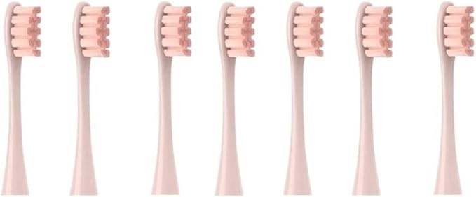 Brush Heads for Soft Toothbrush Bristle 7pcs Replacement(7pcs Pink)
