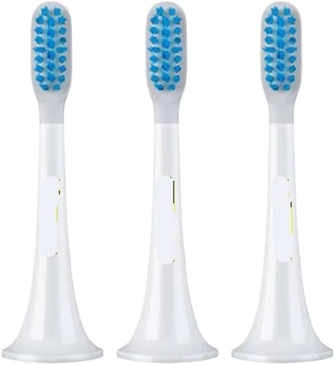 3/6PCS Compatible for Mijia T300 T500 Sonic Electric Toothbrush Head Teethbrush Replacement Heads Acoustic Oral Hygiene Clean(3PCS Sensitive Heads)