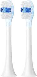 Compatible for Electric Toothbrush Heads Replacement X1 X3 X3U X5 Teeth Brush Bristle Nozzles Smart Accessory(2pcs White)