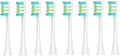 4/8/12/16 Pcs Replacement Toothbrush Heads Compatible with Oclean X/X PRO/ Z1/ F1/ One/Air 2/ SE Sonic Electric Toothbrush Dupont Bristle(8 Pcs White)