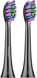 NB-1 Replacement Toothbrush Heads NozzlesCompatible for Sonic Electric Teethbrush(8 Black Standard)
