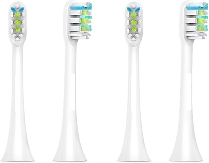 Compatible for Electric Toothbrush Heads Replacement X1 X3 X3U X5 Teeth Brush Replacement Heads(White 4 pcs)