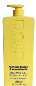 Manuka Honey &amp Macadamia Oil Shower Gel – 33.8 fl oz | Soothing &amp Hydrating Body Wash