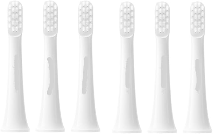 Compatible for MIJIA Sonic Electric Toothbrush Head T100 T200 T200C T300 T301 T302 T500 T700 Replacement Heads(Mijia T100 6PCS)