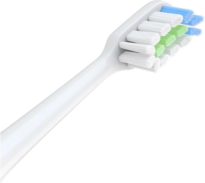 Compatible for 8pcs Toothbrush Replacement Brush Head SN-P1(Dark Grey)
