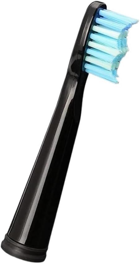 10 Pcs/Pack Replacement Brush HeadsCompatible for Electric Toothbrush Bristle Refill Efficient Tooth Cleaning(10pcs Black)