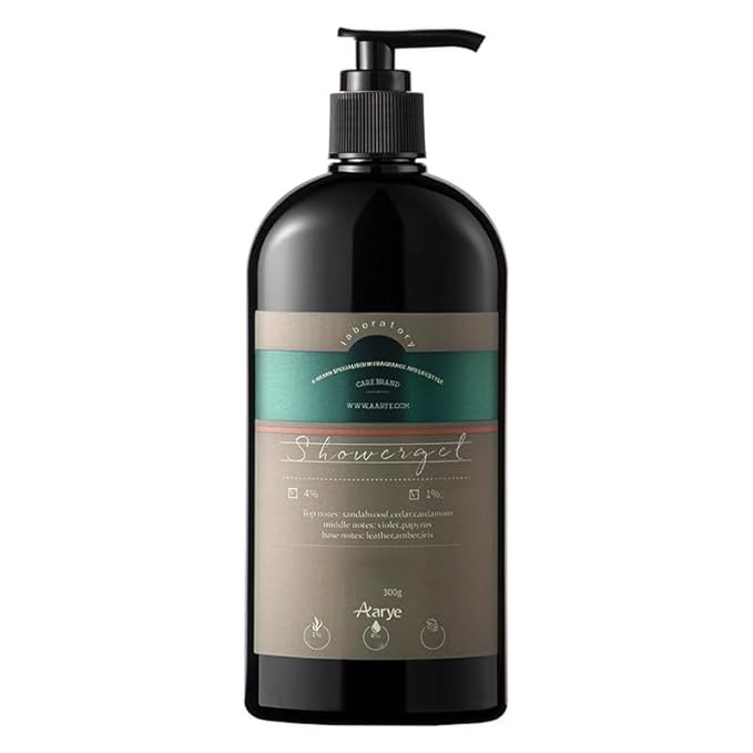 1PC Aarye Perfumed Shower Gel Body Wash Purifying Cleansing Moisturizing And Nourishing Skin Relieving Dryness And Roughness Smoothing And Softening Skin 300g (cedar)