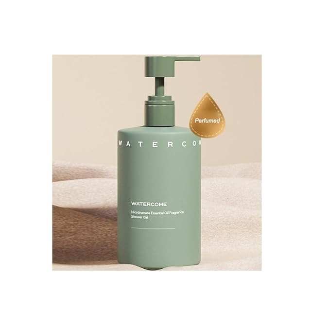 1 PC Updated Version! Watercome Nicotinamide Essential Oil Fragrance Shower Gel Perfumed Body Wash Make Skin Clear Cleansing Moisturizing Nourishing Skin 400ml.