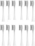 4/8/12/16 Pcs Replacement Toothbrush Heads Compatible with Oclean X/X PRO/ Z1/ F1/ One/Air 2/ SE Sonic Electric Toothbrush Dupont Bristle(12 Pcs Gray)