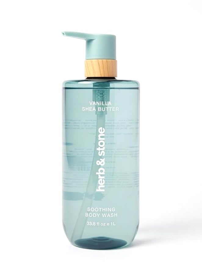 Herb &amp Stone Vanilla Shea Butter Soothing Body Wash 33.8 fl oz
