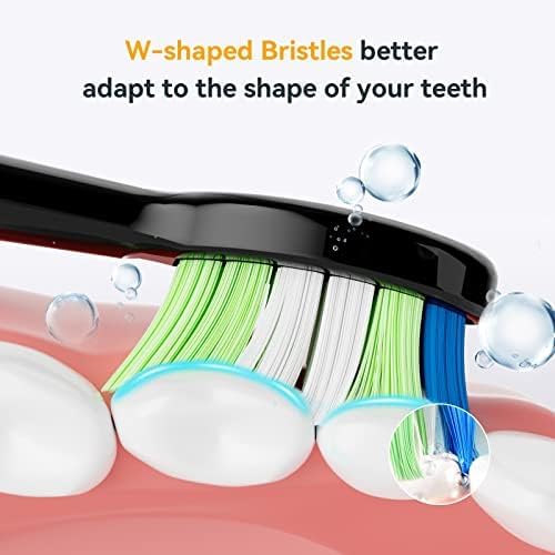 JTF Sonic Smart Toothbrush Genuine Standard Brush Heads 9Pack P200