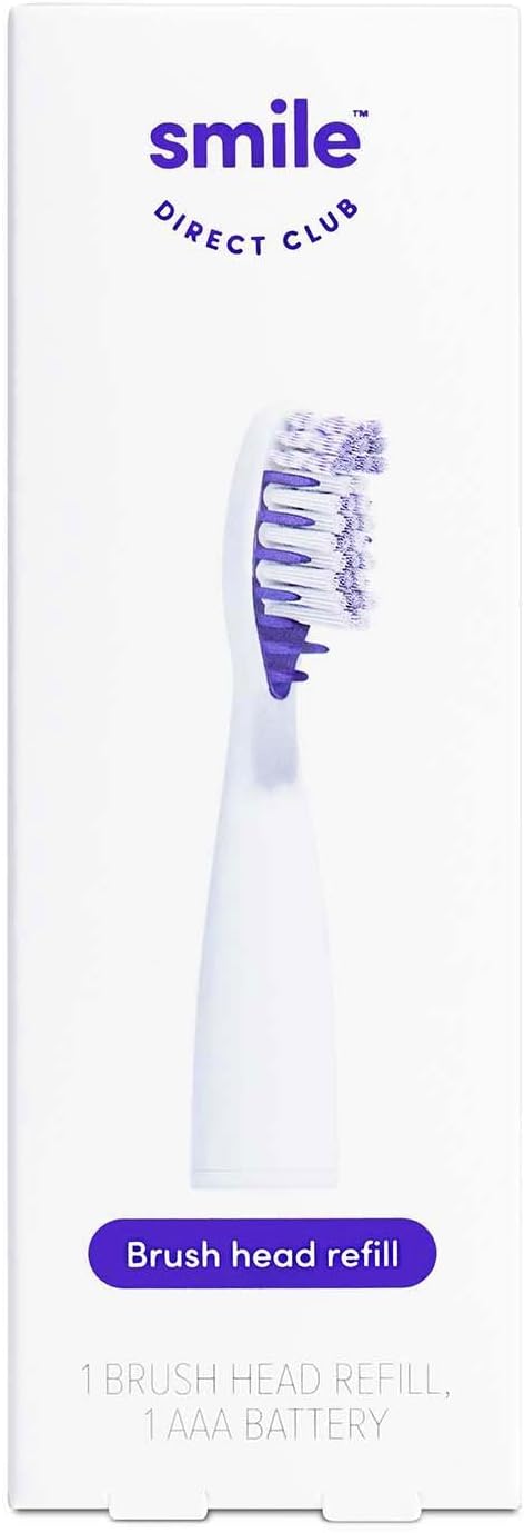 SmileDirectClub Electric Toothbrush Brush Head and Battery Refill