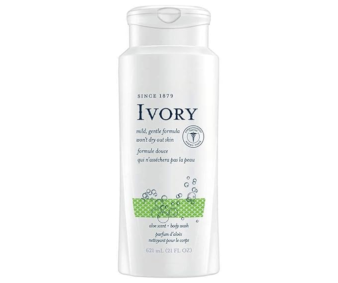 Ivory Scented Body Wash Aloe 21 oz (Pack of 8)