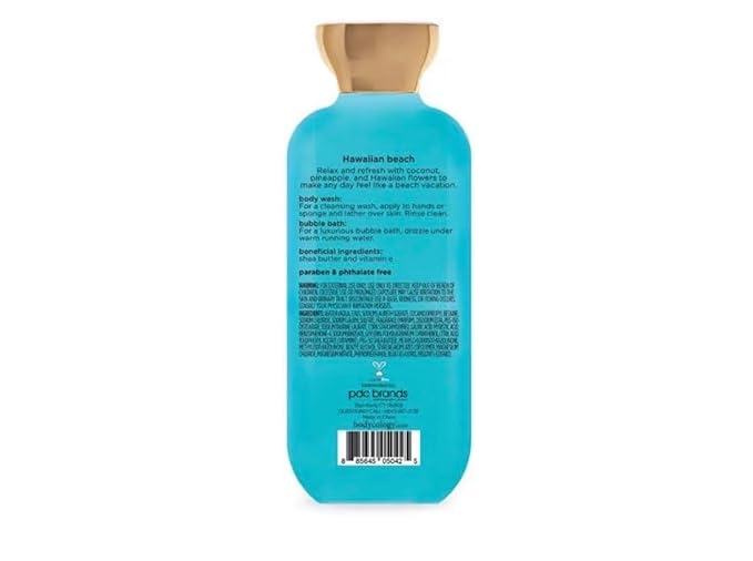 2 in 1 Body Wash &amp Bubble Bath Hawaiian Beach16 fl oz pack 1