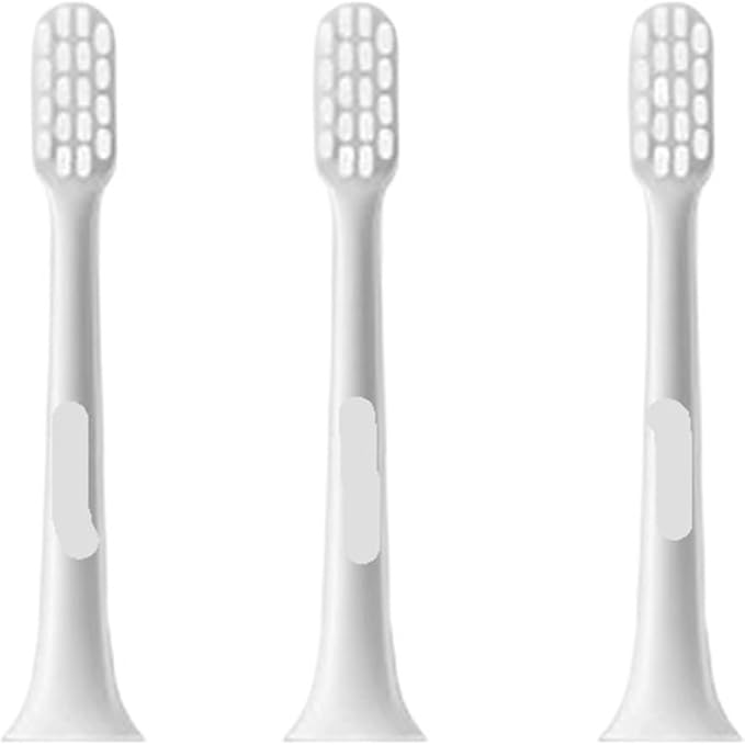 Compatible for XIAOMI MIJIA Electric Toothbrush Head T100 T200 T301 T300 T500 T500C T700 Replacement Heads(Ivory)