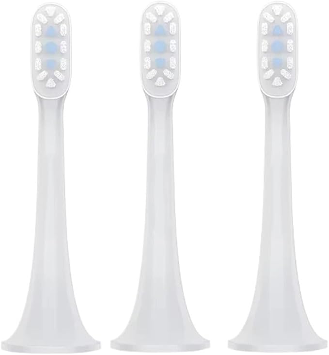 3/6PCSCompatible for Xiaomi Mijia T300 T500 Sonic Electric Toothbrush Head Teethbrush Replacement Heads Acoustic(3PCS Universal Heads)