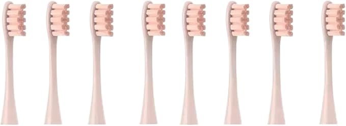 Replacement Brush HeadsCompatibility for Oclean X/X PRO/Air 2 /SE / Z1/ F1(8pcs Pink)