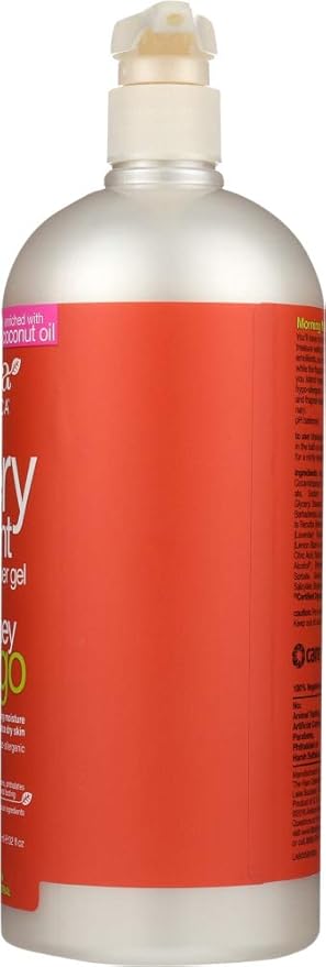 Alba Botanica Very Emollient Bath &amp Shower Gel Honey Mango 2 Pack (32oz)