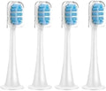 Compatible for Xiaomi Mijia T300/T500/T700 Replacement Brush Heads with Caps Sealed Package Soft for Sonic Electric Toothbrushes(4Blue)