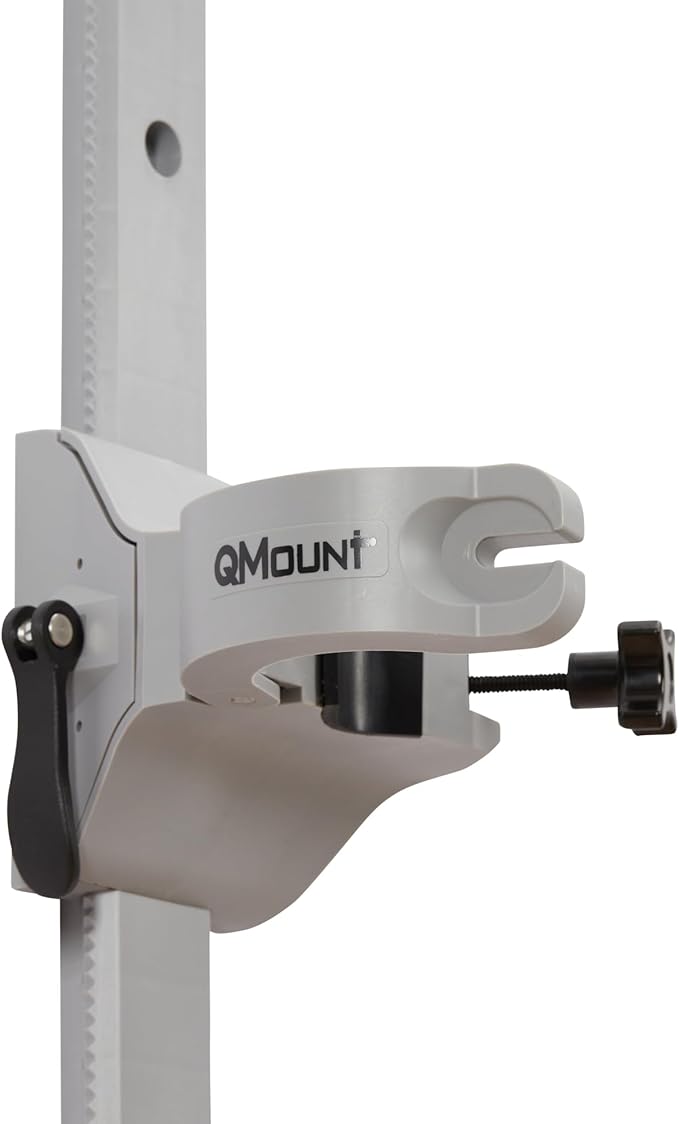 Massage Gun Holder &amp Wall Mount - Hands-Free for Full Body Muscle Recovery - Fully Adjustable Massage Gun Wall Mount - Heavy Duty Nylon Body No Slip Supports Deep Massaging