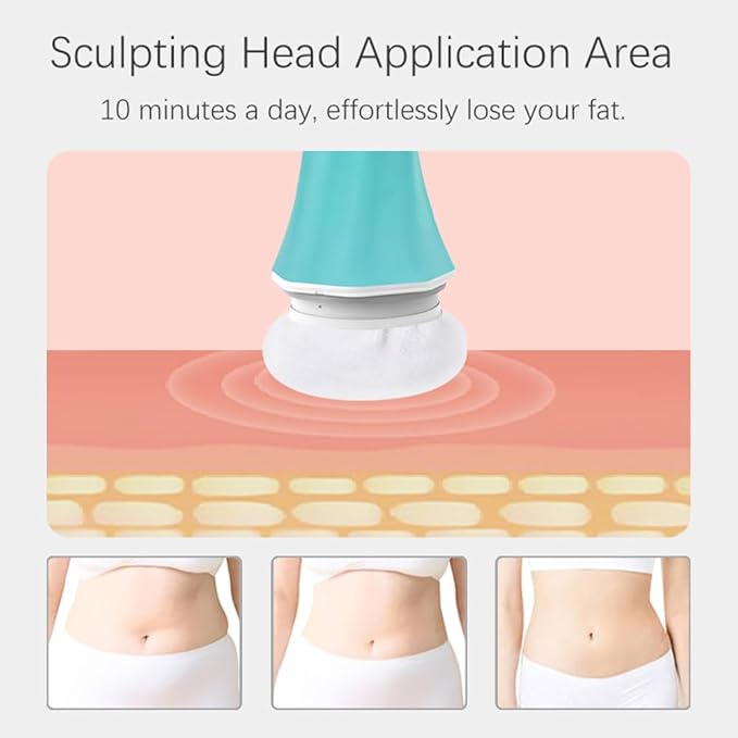 Cordless Cellulite Massager Body Sculpting Machine Electric (Tiffany Blue)