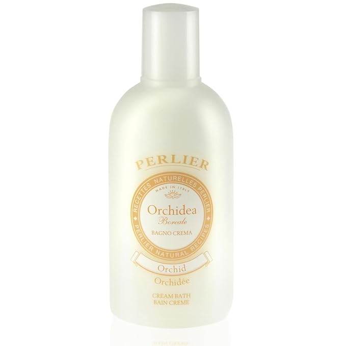 Perlier Boreal Orchid Foam Bath Natural &amp Calming Aromatherapy Bubble Bath for Women and Men Rich Foaming Formula Provides Deep Moisturization Hydration for All Skin Types (16.9 Fl Oz.)