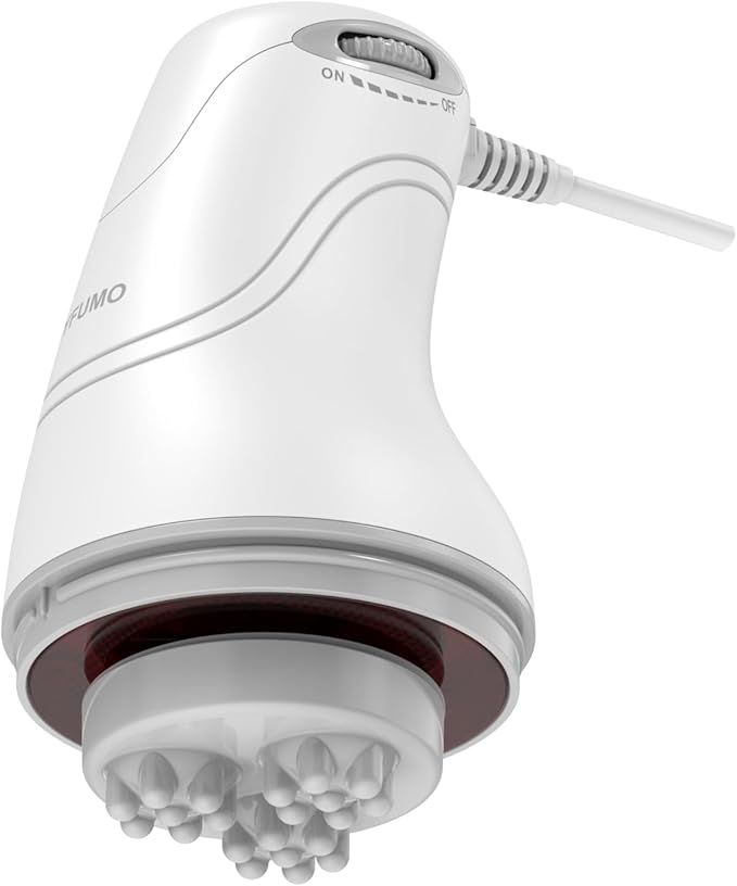 Cellulite Massager Body Sculpting Machine Lymphatic Drainage Massager Handheld Electric Back Massager - White