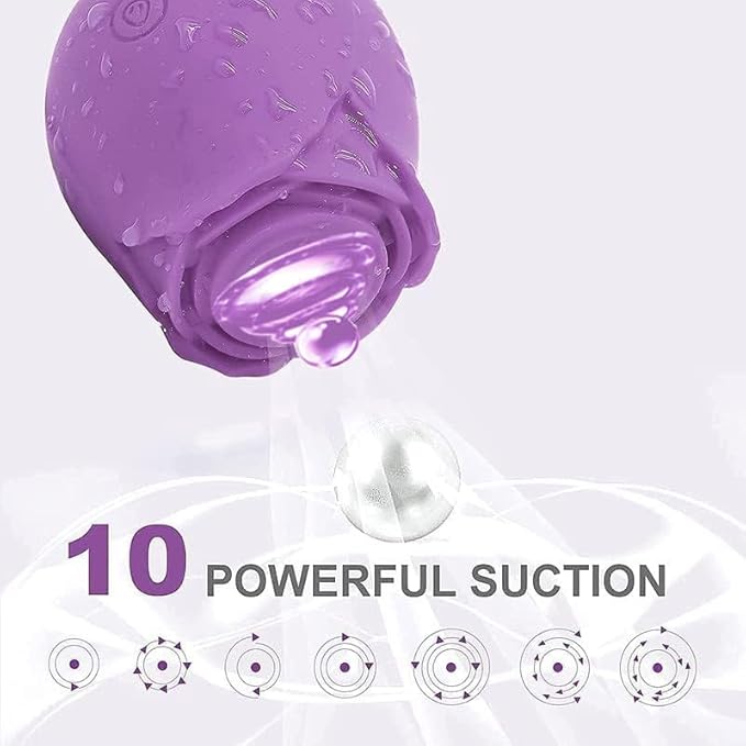 2026 Newly Portable Vibrating Massager -Clitioral Sucker Relaxes Muscles Viboators Toy 10 Modes Couples - for Body and Back Foot Silent Personal for Sports Massage Adult Tools Relaxation XJH-Purple05