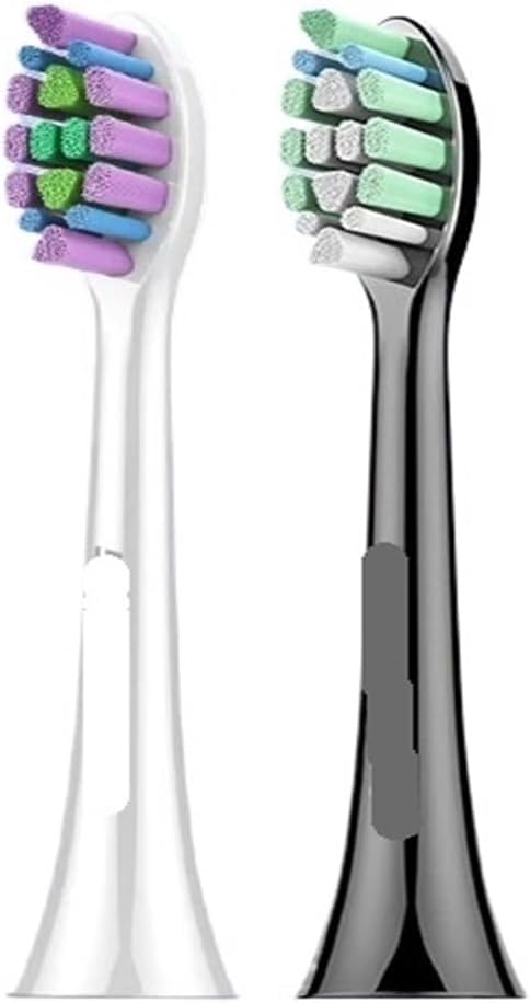 NB-1 Replacement Toothbrush Heads Soft Sristle Brush Head for Sonic Teethbrush(Black Soft 8)