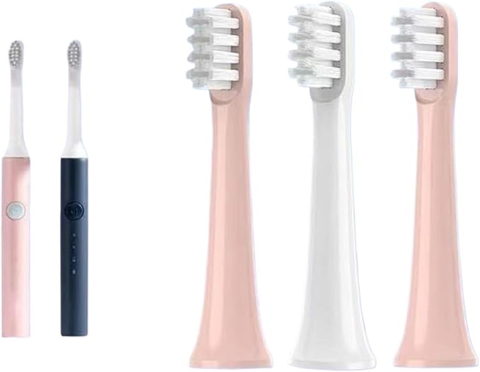 8PCS Replacement Electric Toothbrush Heads Compatible for EX3 T100 Bristles