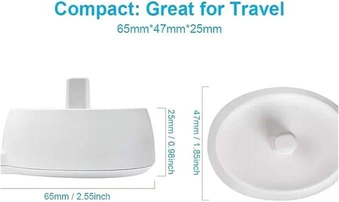 Electric Toothbrush Replacement ChargerCompatible for Braun Oral B Portable Travel Safety Compatible with Oral B Toothbrush Charger Base