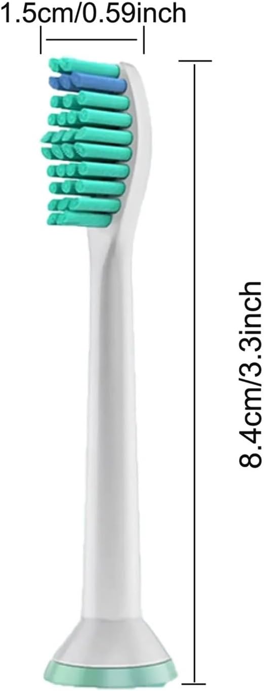 Replacement Toothbrush HeadsCompatible For PhilipsElectric Brush Head 1100 2100 4100 4300 5100 5300 6100 6500 Etc(16pcs)