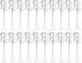 Compatibility for Xiaomi Mijia T300/T500/T700 Sonic Toothbrush Heads Replaceable Refill Nozzles 4 Colors with Anti-Dust Caps 10/20Pcs(20Pink)