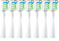 Compatible ForXiaomi SOOCAS X3 X5 X3U X1 V1 V2 SOOCARE Head 7pcs Replacement Heads Brush Soft Sonic Toothbrush Vacuum Bristle(7pcs White)