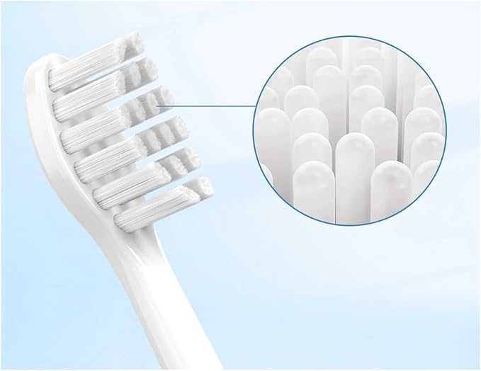 Compatible with Wondermile Electric Toothbrush Replacement Brush Heads Compatible with(Black)